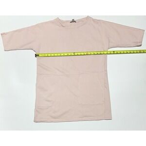 COS Pink Gray‎ Sweater Dress Women's Small Front Pockets